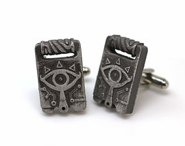 Zelda Cufflinks *Sheikah Slate* Legend of Zelda Breath of the Wild - Zelda Jewelry / Zelda Gift - LootCaveCo