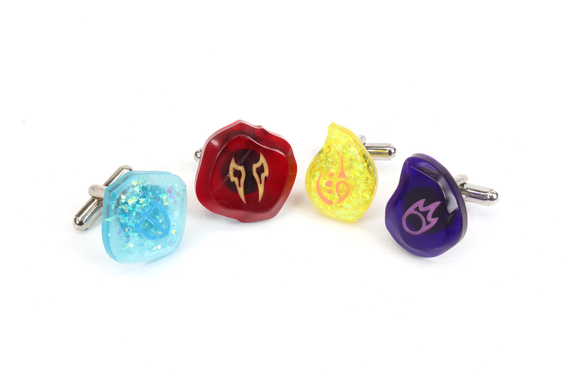 Glow Soul Crystal Cufflinks- FFXIV