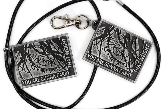 You Are Going To Carry That Weight Keychain / Necklace - Cowboy Bebop
