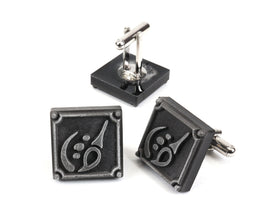 Pictomancer FFXIV Job Cufflinks - PIC Metal Resin, Final Fantasy 14 FF14 Soul Crystal | CFF1