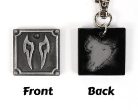 Viper FFXIV Job Charm - VPR Metal Resin, Final Fantasy 14 FF14 Soul Crystal Keychain / Necklace | 1 KY1