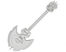 Adams Guitar Axe DIY Cosplay Prop Kit - Guitar of the First Man - Angel Exorcist Guitar- Hell Born Killer Guitar - Angelic Weapon