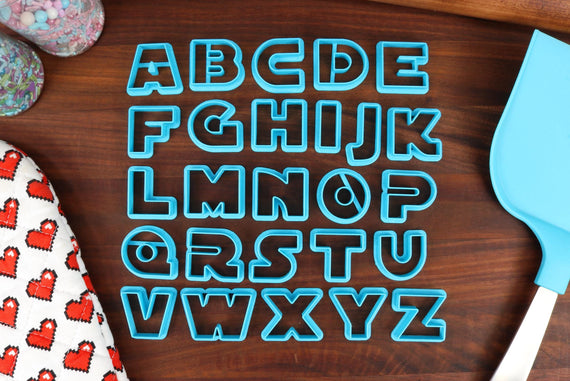 A Galaxy Far Away FONT Cookie Cutters - Fondant Letters