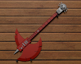 Marshall's Guitar Axe DIY Cosplay Prop Kit - Adventurous Journey - One Sided Blade Guitar - Converted Six String - Vampire King