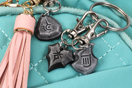 FFXIV Job Stone Petite Locket Keychains Metal Soul Crystal - Dawntrail Viper and Picto - FF14 Final Fantasy 14 | LKK1