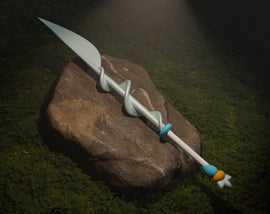 Gem Being's Pearl Spear DIY Cosplay Prop Kit - Glowing Pearl Blade - Network Animation Cosplays & Props - Magical Gemstones