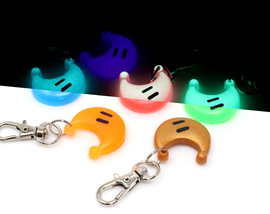 Power Moon Keychain Glow in the Dark / Necklace - Super Mario Odyssey - Nintendo Gift / Mario Gift KY1