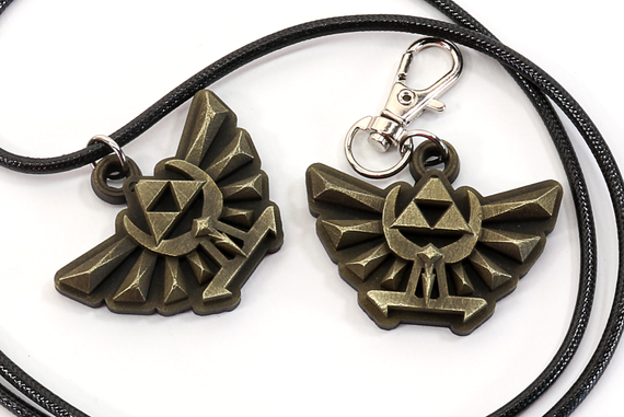 Zelda Hyrule Symbol Legend of Zelda Breath of the Wild Necklace - Nintendo/Zelda Gift KY1