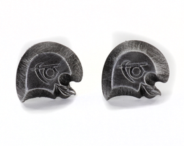 Reaper Job Icon Stainless Steel Studded Earrings Pair - FFXIV