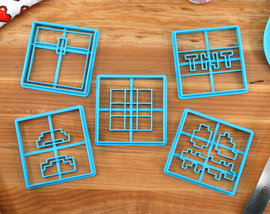 Minecraft Blocks Set 1 Cookie Cutters- Chest, Crafting Table, Furnace, Jack O Lantern, TNT