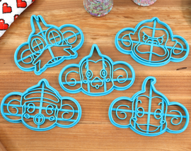 Monkey Ball Cookie Cutters- AiAi, Baby, Doctor, Gon Gon MeeMee