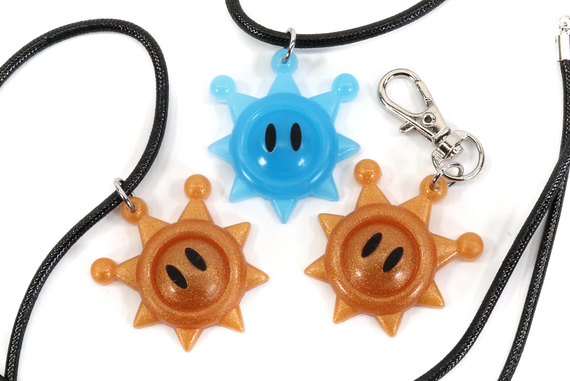 Shine Sprite Glow in the Dark Keychain / Necklace - Super Mario Sunshine