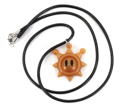 Mario Shine Sprite Glow in the Dark Keychain / Necklace , Super Mario Sunshine, Mario Jewelry, Nintendo Gift KY1