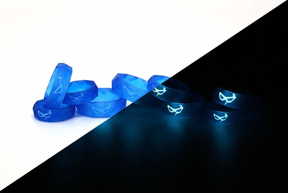Blue Mage FFXIV Ring Glow in the Dark Soul Crystal/BLM Job Stone Final Fantasy XIV FF14 - LootCaveCo