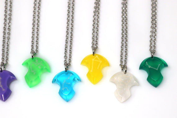 FFXIV Convocation Glow Stones Locket Necklaces - Collectors