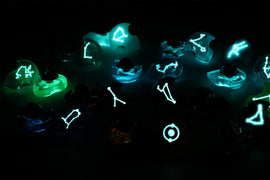 Convocation of the 14 Pin Bundle - Constellation Stone Pin Collection - FFXIV Azem Ascian Crystal Pin - LootCaveCo
