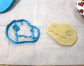 Digimon Adventures Cookie cutters -Agumon, Patamon, Gabumon, Biyomon, Palmon - LootCaveCo