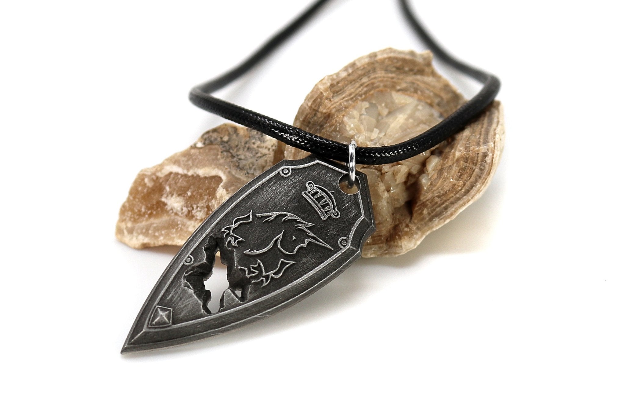 FFXIV Haurchefant Greystone Shield Pendant – LootCaveCo FFXIV Haurchefant Greystone Shield Pendant – LootCaveCo