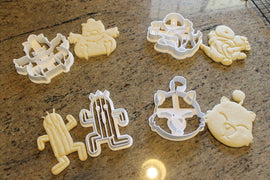 Final Fantasy X Critters Cookie Cutters -Chocobo, Tonberry, Cactuar, Fat Chocobo, Moogle FF14 - LootCaveCo