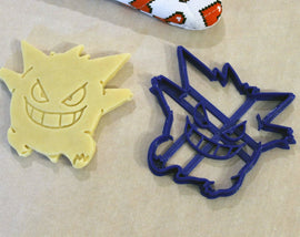 Ghost Pokemon Halloween Cookie Cutters- Gengar, Duskull, Shuppet, Litwick, Mimikyu - LootCaveCo