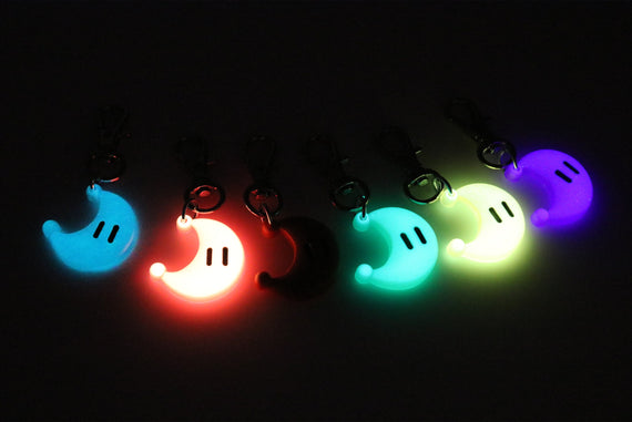 Power Moon Glow in the Dark Mario Earrings - Super Mario Odyssey - Nin –  LootCaveCo