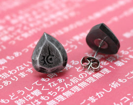 Red Mage FFXIV Soul Crystal Earrings/Job Stone FF14 Final Fantasy 14 FFXIV Charm -Stainless Steel Stud-