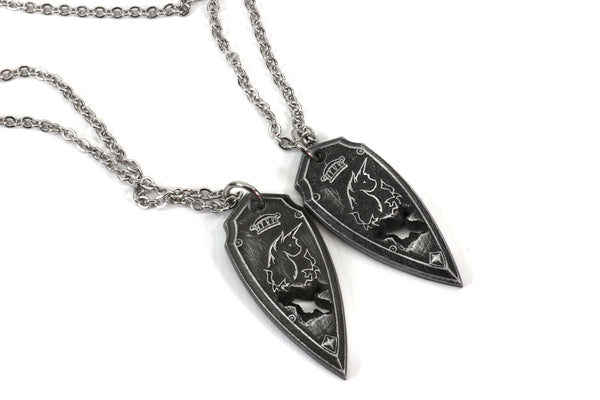 Haurchefant Greystone Shield Locket Necklaces - FFXIV – LootCaveCo
