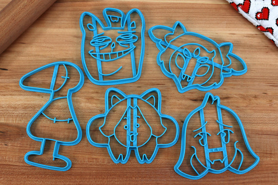 Undertale Cookie Cutters - Temmie, Muffet, Asriel, Dummy, Burgerpants - Undertale /  Baking Gift