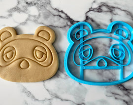 Animal Crossing Cookie Cutters - Tom Nook, Isabelle, Male Villager, Female Villager, Item Leaf - New Horizons /  Nintendo Gift