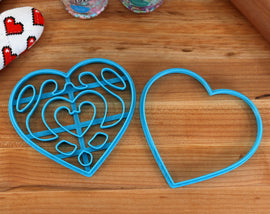 Legend of Zelda Heart Container STAMP Cookie Cutter - Breathe of the Wild