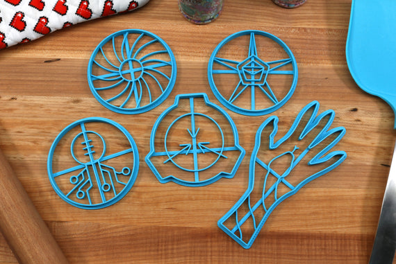 SCP Groups of Interest Cookie Cutters - SCP SCard, Chaos Insurgency, The Serpents Hand, The Church of the Broken God, The Fifth Church