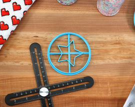 Cookie Cutter Dalgona Candy - Umbrella, Circle, Triangle Square - Dalgona Candy Gift