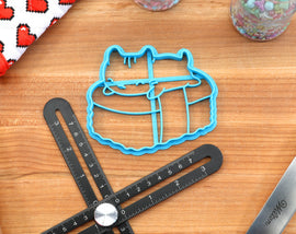 Food Cat Cookie Cutters - Donut Cat, Flan Cat, Onigiri Cat, Pancake Cat, Sushi Cat - Cute Cat Gift - Cat Baking