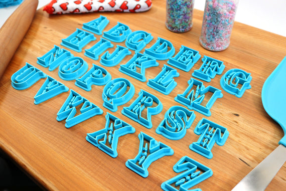 Hyrule FONT Cookie Cutters - Fondant Letters, Letters for Cake decorating