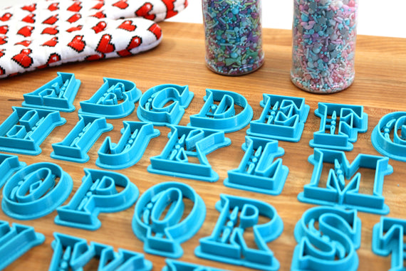 Hyrule FONT Cookie Cutters - Fondant Letters, Letters for Cake decorat –  LootCaveCo