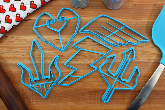 Greek God Cookie Cutters - Aphrodite, Ares, Hades, Hermes, Poseidon, Zeus - Gift for Olympic Fans