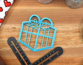 Christmas Cookie Cutters - Christmas Wreath, Christmas Tree, Christmas Present, Christmas Ornament, Christmas Candy Cane - Holiday Cookie