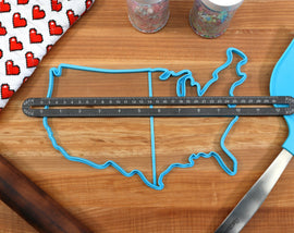XL 12 Inch United States Cookie Cutter  - 50 States Cookie Cutter, United States Cookie