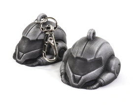 Super Metroid Samus Helmet Keychain -Samus Aran Gift or Samus Cosplay