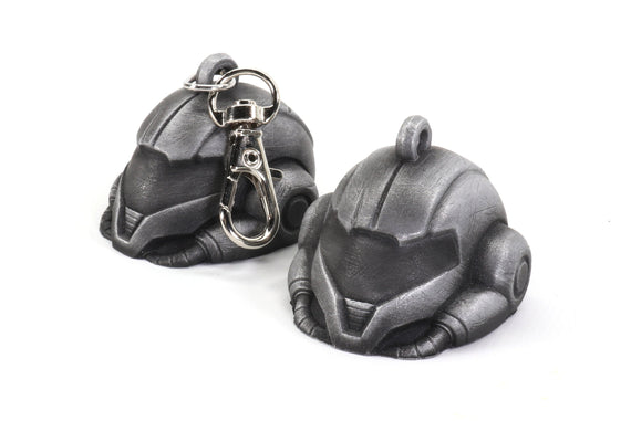 Super Metroid Samus Helmet Keychain -Samus Aran Gift or Samus Cosplay