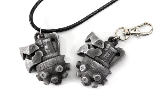 Jinx Flamechompers Keychain / Neclace - Arcane Version - League of