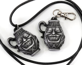 Smiling Jar Keychain / Necklace Gift for Anime Fan