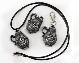 Smiling Jar Keychain / Necklace Gift for Anime Fan