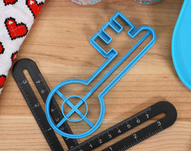 Video Game Symbol Cookie Cutters - Life Hear, Energy Symbol, Boss Key, Gacha Game Currency