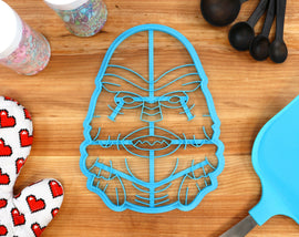 XL 12 Inch Black Lagoon Cookie Cutter  - Creature Cookie Cutters - Halloween Party Cake
