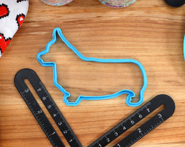 Pembrook Welsh Corgi Cookie Cutters - Pembrook Stack, Corgi Stack, Pembrook Running, Corgi Running