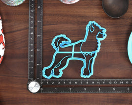 Chinese Crested Cookie Cutters - Chinese Crested Outline, Chinese Crested Stack, Chinese Crested Face
