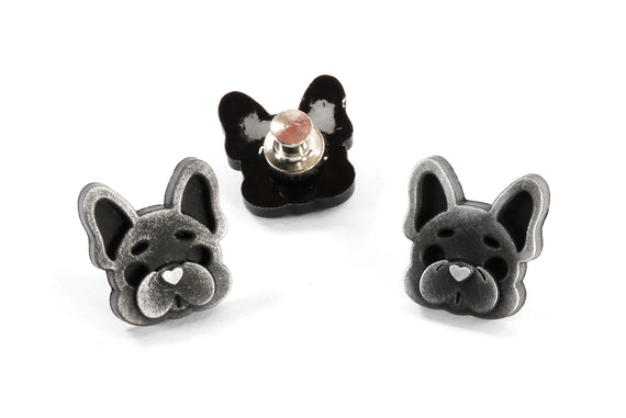 French Bulldog Pin - Cutesy Frenchie - French Bulldog Face- Gift for French bulldog Owner SPN1