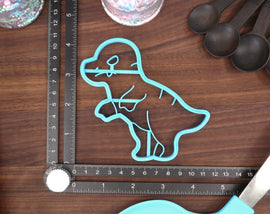 Dinosaur Cookie Cutters Set 1 - Tyrannosaurus Rex, Triceratops, Pteranodon, Mosasaurus, Elasmosaraus - Dinosaur Birthday