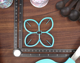 Spring Flower Cookie Cutters Set 2 - Lilac Cookie, Hibiscus Cookie, Snapdragon Cookie, Gladiolus Cookie - Spring Cookie Cutter